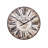 Monroy Round Metal Farmhouse Wall Clock