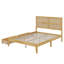 Structure de lit en bois avec deux tiroirs de rangement intégrés-1055059819-1055059821