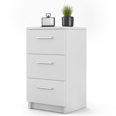 Monck 38cm W Manufactured Wood Bedside Table