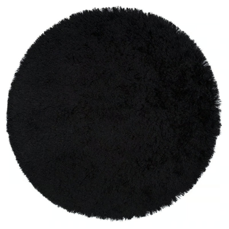 Tapis rond en coton Tulisia, Rond 3 pi 11 po