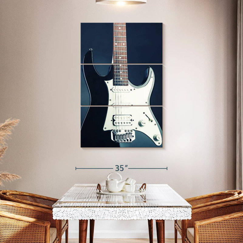 Guitare moderne Abarca BW, H 57 po x l 36 po