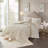 Tufted Medallion Comforter Set Taupe-113361552