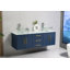 Wall-mounted Double Bathroom Vanity Set-1212048447