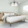 36" Taig 4-Blade LED Crystal Ceiling Fan with Remote Control and Light Kit Included