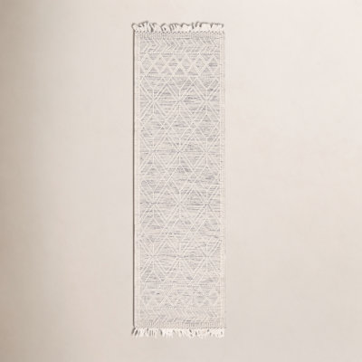 Esty Ivory Hand-Woven Wool Rug
