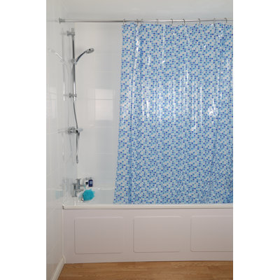 Mosaic Vinyl Shower Curtain