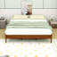 Lit plateforme en bois avec support robuste et conception silencieuse-1305924600-1305924602