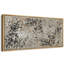 Faux texture de coup de peinture brune, œuvre d'art rustique neutre moderne, photos de décoration murale très grande abstraite, impression numérique sur toile giclée sur toile-111666025-107118395