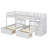 Full Over Twin Over Twin 7 Drawer L-Shaped Bunk Bed with Stairs-736934583
