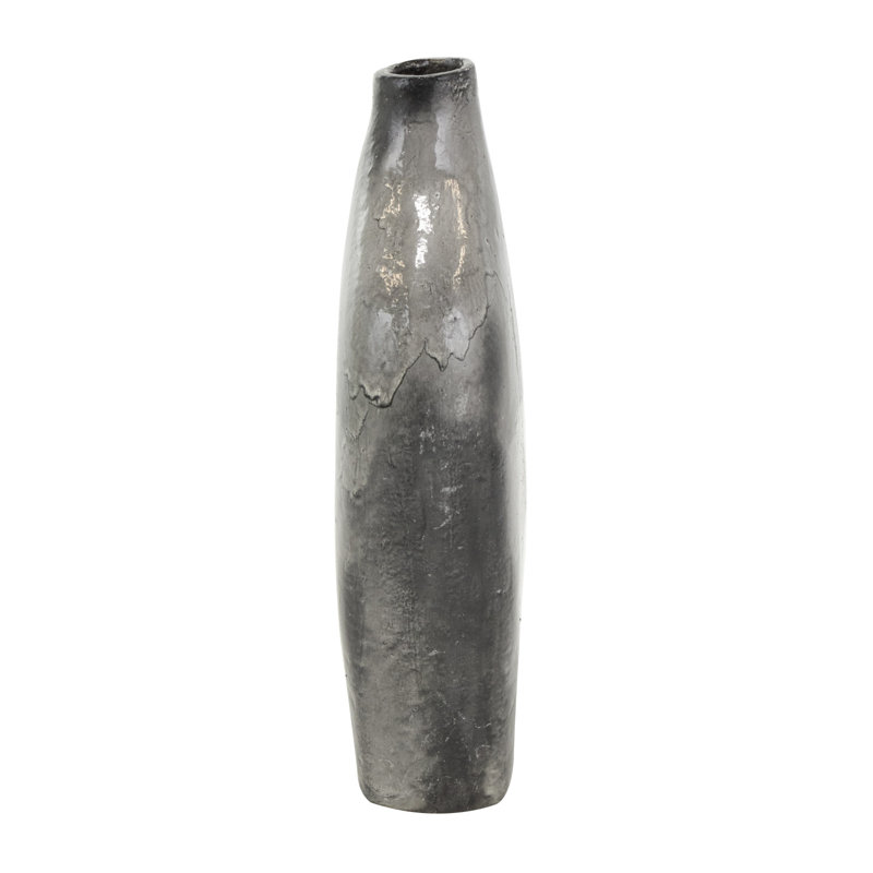 Kimona Earthenware Table Vase, 13.8" H x 7.45" W x 3.55" D