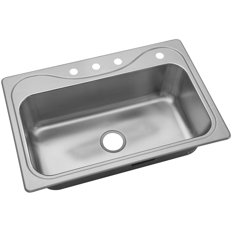 Southhaven 33'' L Stainless Steel Single Basin Kitchen Sink