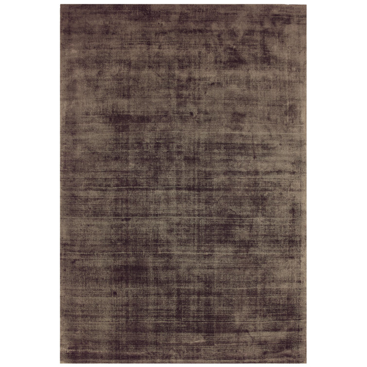 Doris Plain Silky Chocolate Rug