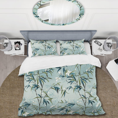 Tropical Zen Bamboo II Duvet Cover