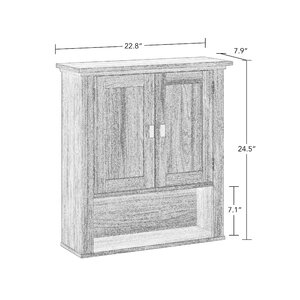 Red Barrel Studio® Ellijay Wall Bathroom Cabinet & Reviews | Wayfair
