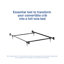 Rails pour lit double