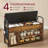 8 Pair Shoe Storage Bench with Hidden Storage-1706789047