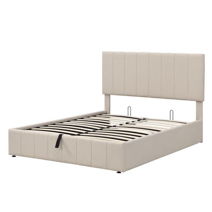 Latitude Run® Upholstered Platform Storage Bed & Reviews | Wayfair