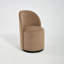 Fauteuil demi-tonneau en velours-532795859