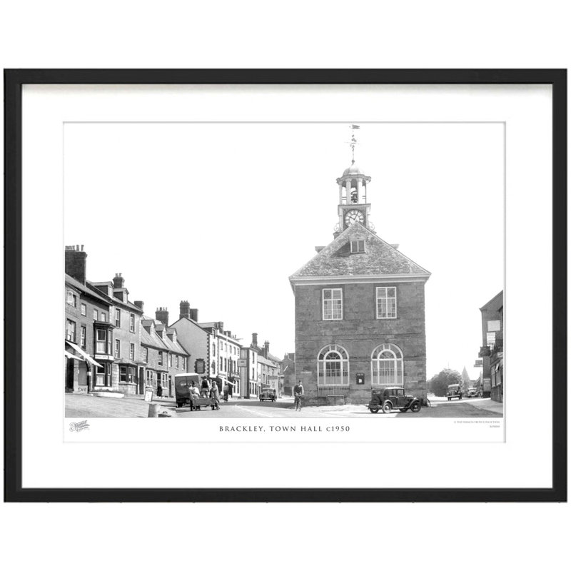 Brackley, Town Hall C1950 by Francis Frith - Single Picture Frame Print, 60cm H x 80cm W x 2.3cm D