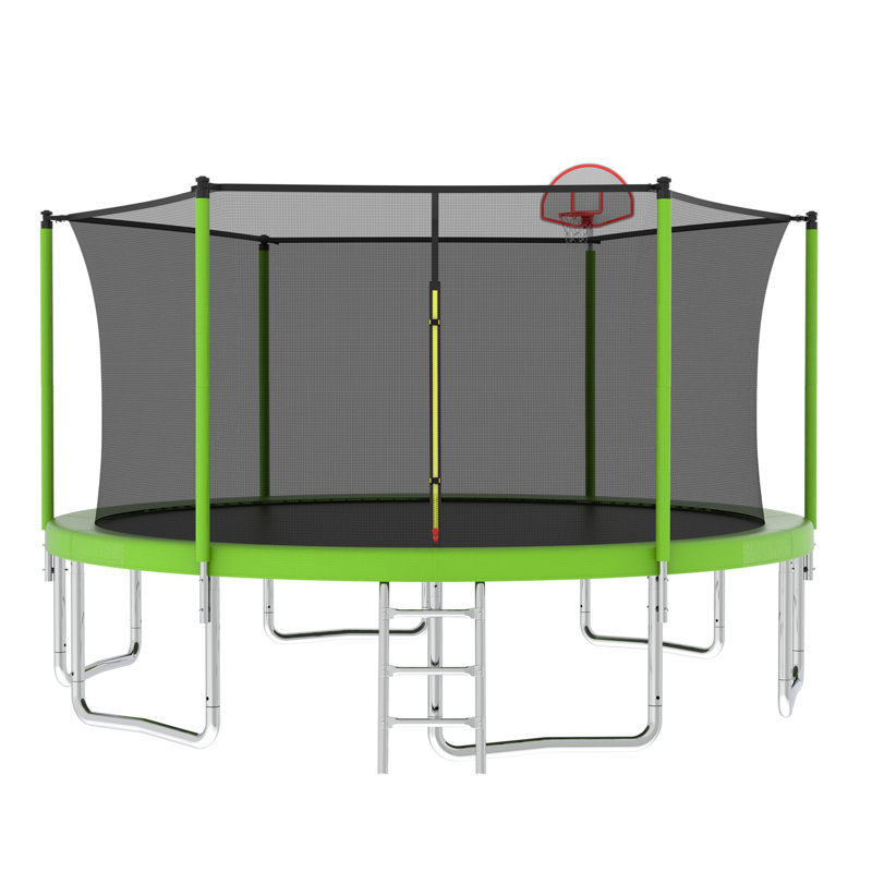 Trampoline pour enfants, Vert, Vert