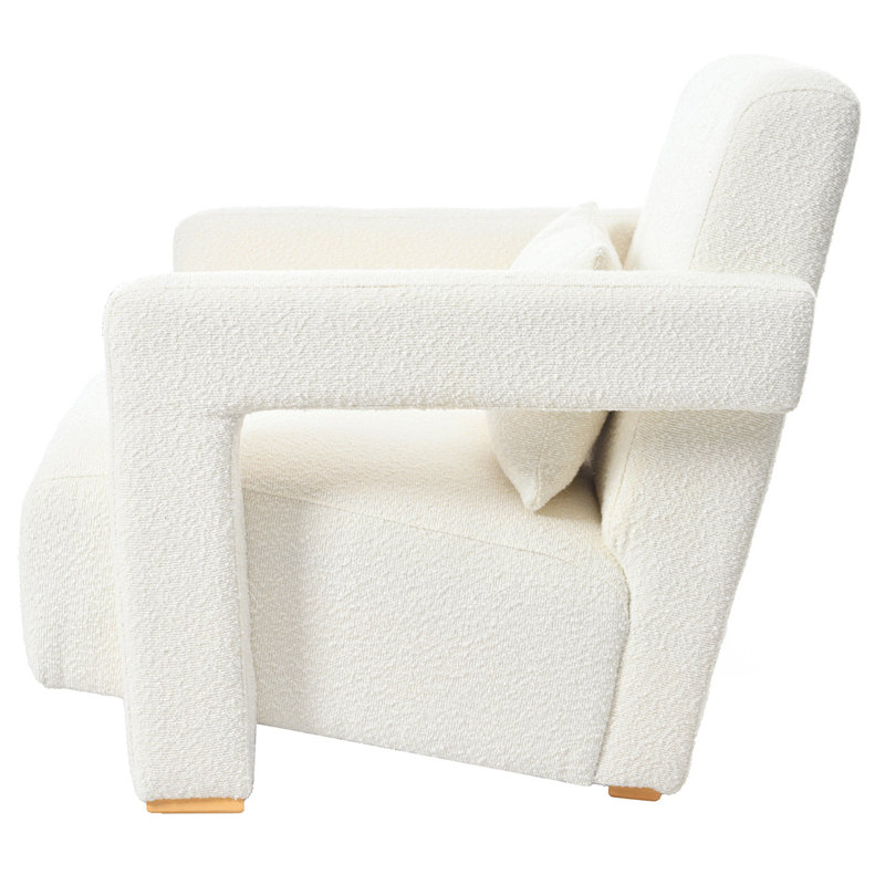 Ensemble de 2 fauteuils d'appoint élégants à angle droit, fauteuil confortable