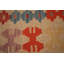 Tapis oriental à motif géométrique Kilim All-Over 8 x 10