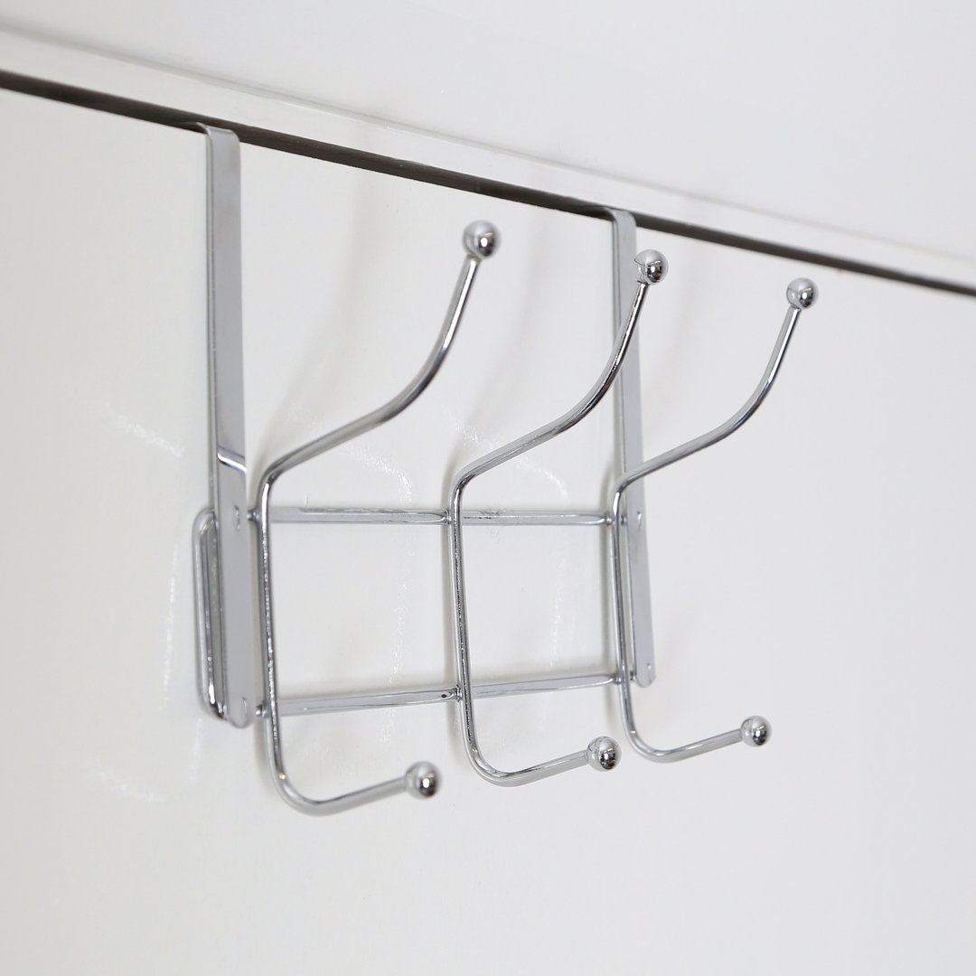 Iron Over-the-Door 6 - Hook Coat Rack