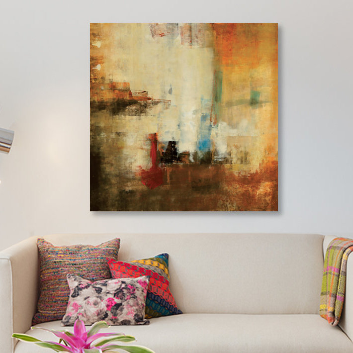 «Freeflow», reproduction sur toile, H 48 po x l 48 po x P 1,5 po, Pas de tapis, Toile tendue