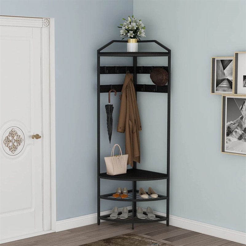 Hall Tree 44cm Wide, Brown