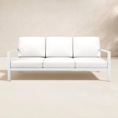 Townsend Metal Outdoor Sofa With Sunbrella Cushion
