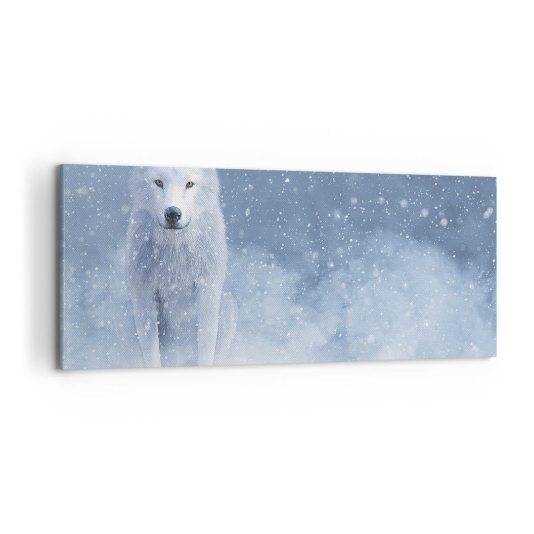 Leinwandbild White Wolf Snow