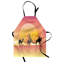 Multicolore Bungalow tablier pyramide rose unisexe
