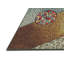 Tapis vert/jaune/brun à motifs Crafa-294495559