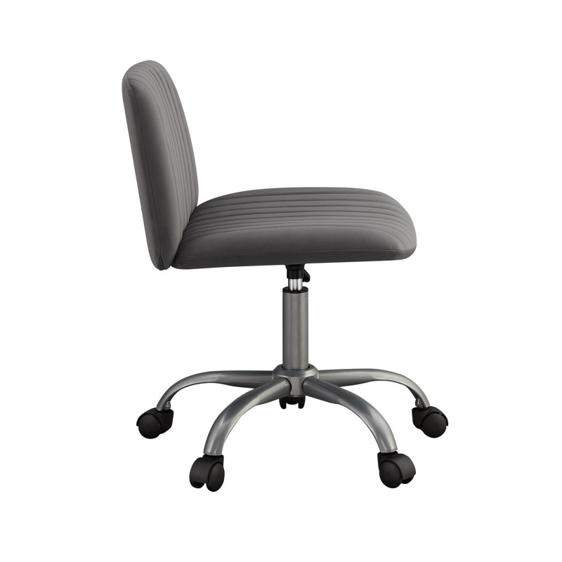 Morency Swivel Office Chair, Gray
