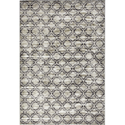 Manske Geometric Hand Woven Area Rug
