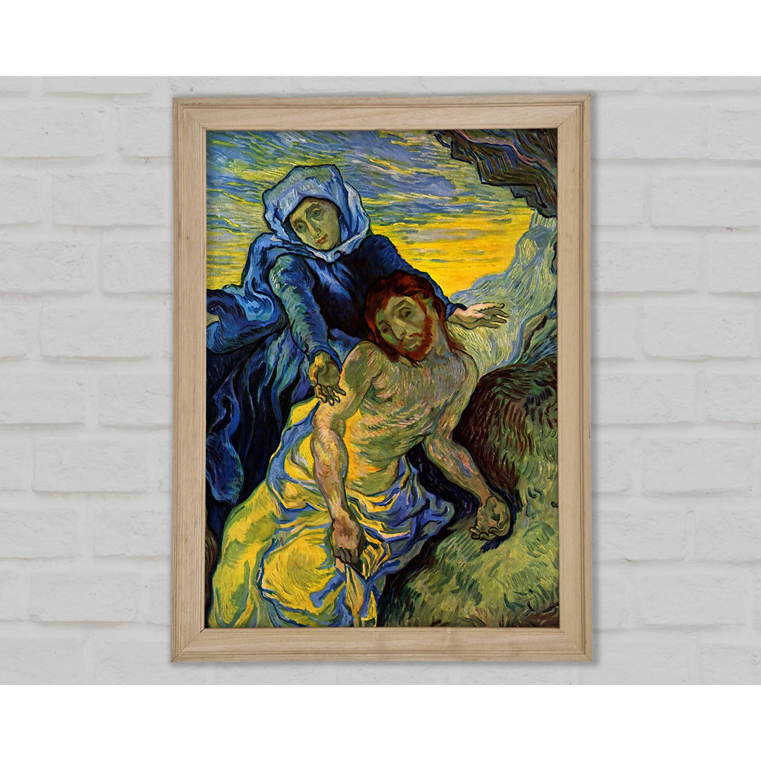 Pieta (von Eugene Delacroix) von Van Gogh - Einzelne Bilderrahmen Kunstdrucke