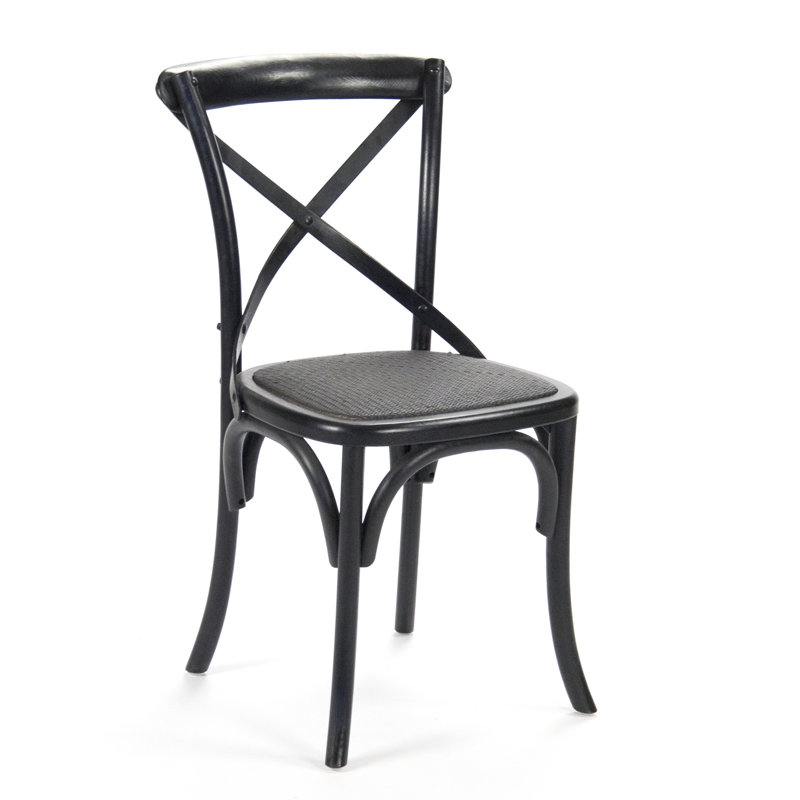 Parisienne Cafe Dining Chair, Antique Black