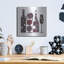 Winston Porter 'Modern Kitchen Square 1 Wine Red' by Michael Mullan Metal Wall Art-1908744596