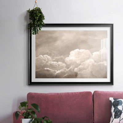 «Painted Clouds I», reproduction d'art encadrée
