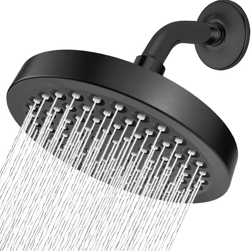 High - Pressure Electroplated Shower Head with Sprinkler Booster & Top Spray Nozzle - Premium Quality, Stylish Design