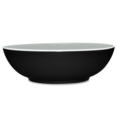 Noritake ColorTrio Graphite Round Vegetable Bowl 9.5", 61 oz.