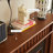Wlanut Solid Wood Electric Fireplace