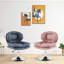 Fauteuil d'appoint pivotant à hauteur réglable, rembourré-1782609617