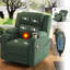 Fauteuil inclinable électrique avec chaleur et massage, pivotant à 270 ° et ports USB-1797557648-1797557661