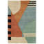 Abstract Wool Hand Tufted Area Rug-2064443608