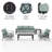 Mosier 5 - Person Patio Conversation Set with Cushions-116087439-116087438