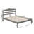 Elliana Solid Wood Slat Bed-81971017-81971015