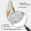 Marbre blanc et or abstrait I - décoration murale en métal incurvé en marbre, reproduction d'art asymétrique en métal blanc-105569394