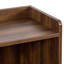 Buffet en bois Floran avec 2 portes coulissantes en verre et rangement