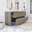 Meuble-lavabo autoportant 71 po avec plateau en résine 71 po-170014259